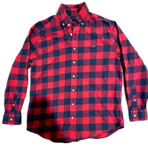 Vineyard Vines Classic Fit Flannel Style Button Down Shirt